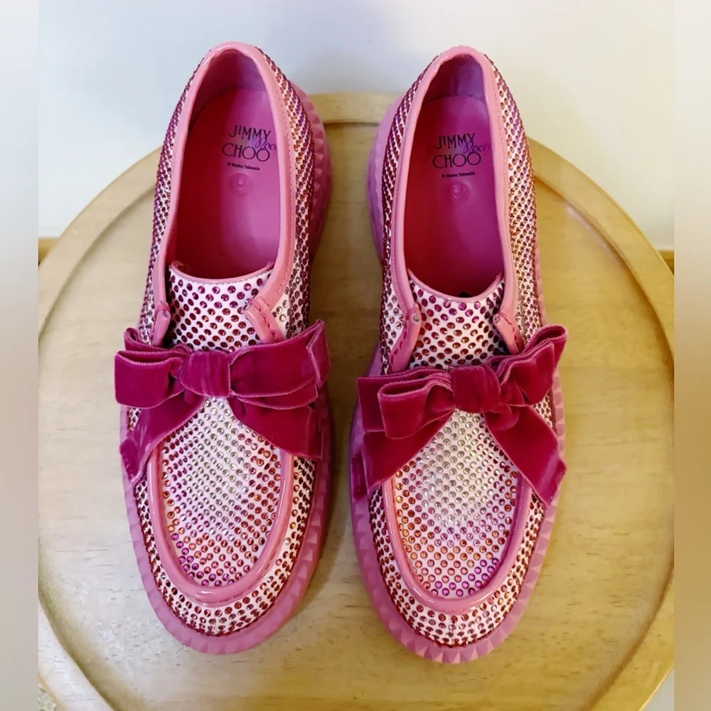 New Jimmy Choo x Super Sailor Moon Marlow Loafers Shoes